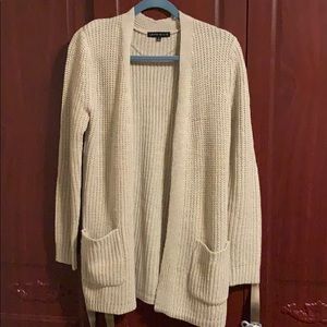 Cream colored cardigan